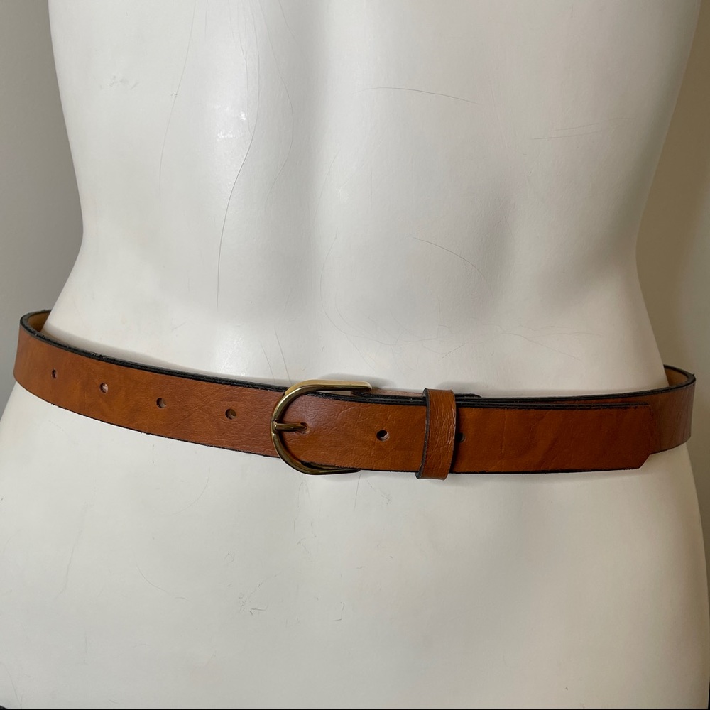Simple Leather belt, 1” wide